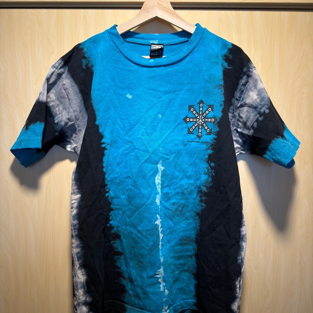 Obey Blue Tie-Dye Men's Shirt